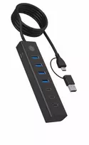 "ICY BOX IB-HUB1737-C3 USB-C/USB-A 3.2 HUB 7-Port 4xUSB-A; 3xUSB-C"