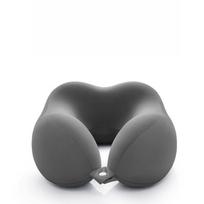 Ergonomiška kaklo pagalvė Patogi ergonomiška U formos kaklo pagalvė su laikymo maišeliu Lėtai atšokanti atrama, kelionėms, trumpam miegui ir naudojimui biure Without storage box pilka