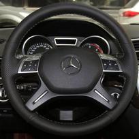 Automobilio vairo dangtis, skirtas Mercedes Benz C180 C200 C260 E200 E260 ML320 ML360 ML400 Individualus originalus vairas Black Thread
