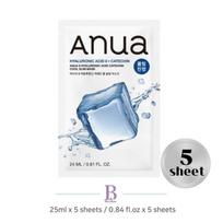 Anua 8 Hyaluronic Acid Catechin Cool Slim Mask (5 Sheets) 5 Sheets