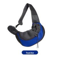 Mesh Breathable Crossbody Pet Travel Bag for Cats and Dogs Small karališkos mėlynos spalvos