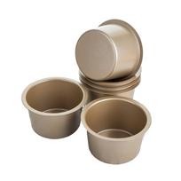 6pcs Tall Muffin Cupcakes Mold Heat Resistant Baking Mold Kitchen Accessories Carbon Steel Bakewares for Dessert Use