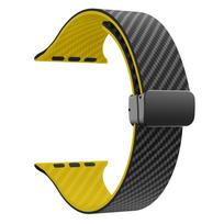 Anglies Pluošto Rašto Magnetinis Užsegimas Silikoninės Juostelės Apple Watch Series 1-9/Se/Ultra, Universalus Pritaikymas 38mm iki 49mm Modeliams 42mm 44mm 45mm 49mm