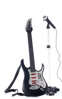 Music Muzika - Elektrinė gitara su mikrofonu ir stovu (501073)