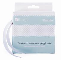 Lipni Velcro juosta 15mm x 5m balta