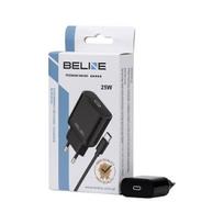 Beline 25W USB-C charger + USB-C cable, black