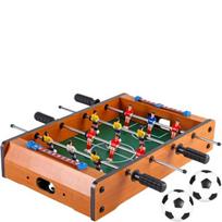 Medinis stalo futbolo žaidimas – rinkinys su kamuoliukais