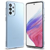 Pusiau permatomas dėklas su geliniu rėmeliu Samsung Galaxy A73