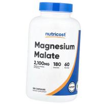 Magnesium Malate, Magnesium Malate 2100, Nutricost  180caps (36647030) 180caps