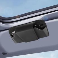 Saulės akinių laikiklis automobilio skydeliui Universalus akinių dėklas Akinių laikymo organizatorius Automobilio interjero aksesuarai juoda