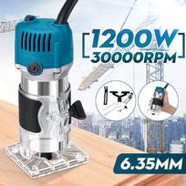 Elektrinis trimeris 30000 aps./min. Elektrinis medžio laminato kraštų rankinis trimeris Frezeris Staliaus rinkinys 1200W