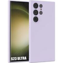 Case - BOOLING - for Samsung Galaxy S23 Ultra - Liquid Silicone Protection - Shockproof - Slim - Purple violetinė