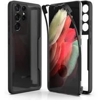 Case for Samsung S21 Ultra - Black - 360° Protection - Anti-Scratch - Reinforced Edge juoda
