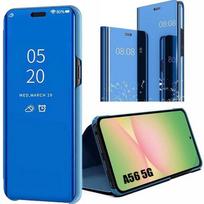 Protective Case - BOOLING - for Samsung Galaxy A56 5G - Mirror Effect - Blue - Shockproof mėlyna