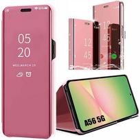 Protective Case - BOOLING - for Samsung Galaxy A56 5G - Shockproof - Mirror Effect - Pink rožinė