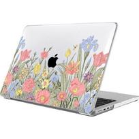 Protective Case for MacBook Air 13  - BOOLING - M5 M4 M3 M2 - Non-slip - Lightweight - Flower Pattern geltona