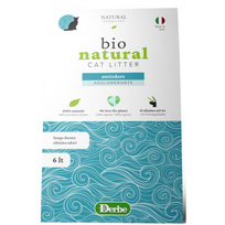 100% natūralus, biologiškai suyrantis kačių kraikas su pažangia kvapų kontrolės technologija - fotokatalitinė formulė, pagaminta iš itališkų baltųjų kukurūzų