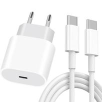 Greitas įkroviklis - USB-C - 25W - 20W laidas - 1M - Suderinamas su iPhone 17/16/15