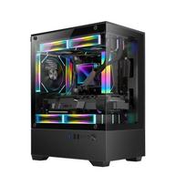 GOLDEN TIGER Case||Raider SL-2|MiniTower|Case product features Transparent panel|Not included|Colour Black|RAIDERSL-2
