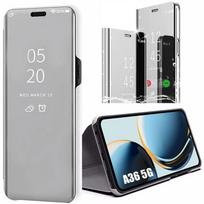 Protective case - BOOLING - for Samsung Galaxy A36 5G - Silver - Mirror Effect - Shockproof sidabras