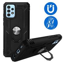 Hard Case for Samsung A52 5G - PROSHOP - Black with Ring Stand and Reinforced Edge juoda