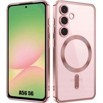 Protective case - BOOLING - for Samsung Galaxy A56 5G - Pink - Shockproof - With Magnetic Circle rožinė