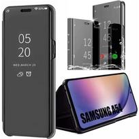 Dėklas Samsung Galaxy A54 Priekinė ir galinė apsauga Išmanusis dėklas Clear View - Juodas