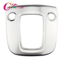 Color My Life 1Pc Stainless Steel Car Styling for Hyundai Kona Kauai 2017 - 2022 Car Gear Head Shift Konb Panel Cover