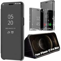 Case for iPhone 12 Pro Max (6.7  ) Comfortable SMART VIEW 365 degree protection Black