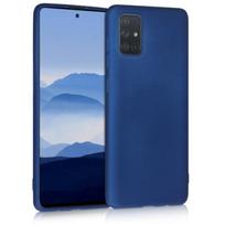 Case - kwmobile - Samsung Galaxy A71 - Silicone - Flexible - Glossy mėlyna