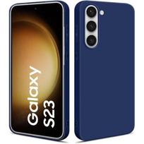 Dėklas Samsung Galaxy S23, silikoninis, smūgiams atsparus, mėlynas, minkštas ir atsparus