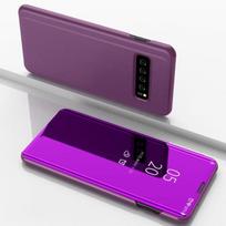 Dėklas - Samsung - Galaxy S10+/S10 Plus - Clear View - Violetinis - Atverčiamas, su stovo funkcija violetinė