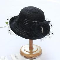Nėriniai Paslaptingas Tinklelis Garbanota Cilindrinė Skrybėlė Elegantiškas Deimantinis Kaspinas Skrybėlė nuo Saulės Moteriška Vasaros Mada Skrybėlė nuo Saulės Adjustable