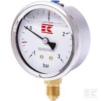 Slėgio matuoklis 1/4" 63 mm, užpildytas glicerinu 0025035KR