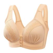 Wire-Free Vest-Style Front Closure Bra for Middle-Aged and Elderly Women 48/110BC odos spalva spalva