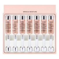 OHUI Miracle Moisture Pink Barrier Ampoule 777 7ml x 7ea | Intensive Hydration & Skin Barrier Care | Korean Moisturizing Ampoule 7ml x 7ea