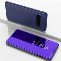 Dėklas - Samsung - Galaxy S10 - Clear View - Atverčiamas - 360° apsauga - Violetinės mėlynos mėlyna