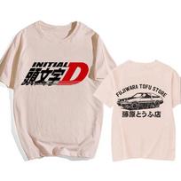 Japoniško Anime Initial D ES Dydžio Marškinėliai Redsuns Animacinis Gotikiniai Viršutiniai Drabužiai AE86 Juokingi Harajuku Manga Marškinėliai Vyrams Grafinis Marškinėlis Vyriškas 3XL