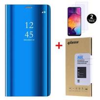 Case - Samsung - Galaxy A70 - Tempered glass - Magnetic closure - Video stand mėlyna