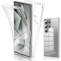 Case for Samsung Galaxy S25 Ultra - 360° Full Protection Transparent Shockproof Silicone+PC