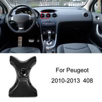 Peugeot kairės pusės vairavimo automobiliui montuojamas specialus mobiliųjų telefonų navigacijos laikiklio pagrindas 10-13 408