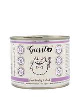 GUSSTO Cat Fresh Turkey & Duck šlapias kačių maistas, kalakutiena ir antis  200 g