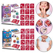 Blizgučių tatuiruočių rinkinys vaikams, Paw Patrol