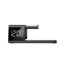 Pakrovėjas - Havit W3042 3-in-1 su Žadintuvu ir Naktine Šviesa, 15W, USB & USB Type-C, Juodas, Juoda