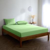 Mellanni Patalynės Paklodė Su Guma 180X200 Cm Aukštis Iki 40 Cm Žalia