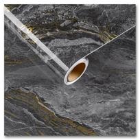 Lipnūs Pvc Baldų Tapetai "Black Gold Marble Matt" 30X200 Cm