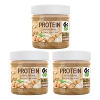 Baltyminis kremas GO ON su skrudintais žemės riešutais,  3 x 180 g