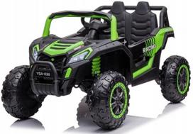 Dvivietis vaikiškas elektromobilis UTV Buggy Racing 4x4, žalias
