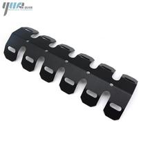 Motorcycle Exhaust Shield Protector Cover Heat Protection exhaust pipe crash Protector For Honda black 252mm 9.9inch