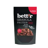 Ekologiška baltymininė granola su žemės riešutais ir kakava, be glitimo | bett'r (300 g)